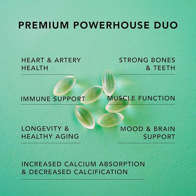 AMANDEAN Vitamin D3 K2. Vegan &amp Plant-Based 5000iu VIT D from Algae. All-Trans MK-7 K2Vital. 120 Softgels. Carrageenan Free. Organic Coconut Oil Blend. for Mood Bones Heart Immune Health.