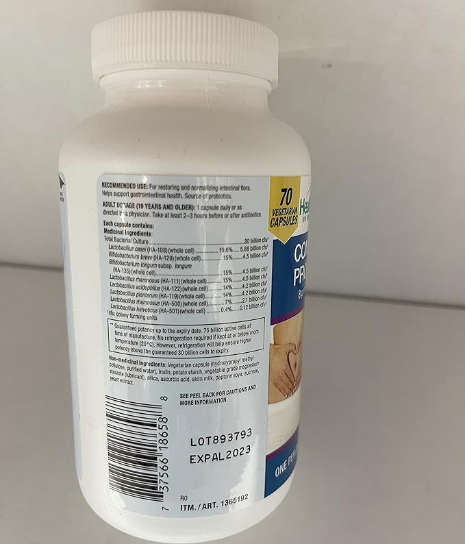 Complete Probiotic 60 Capsules by Health Balance