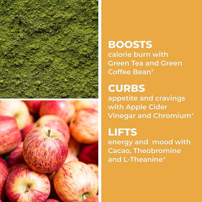 Metabolism - Weight Control Support &amp Energy Boosting Supplement - Natural Appetite Suppressant - Curbs Cravings - Green Tea Coffee Bean Chromium Cacao &amp Theobromine - 140 Capsules