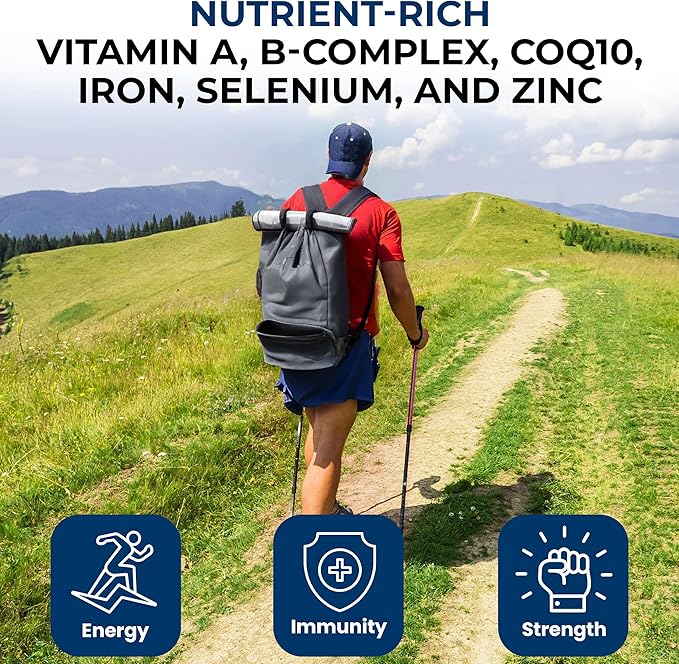 Ultimate 100% Grass Fed Beef Organs Supplement Supports Energy &amp Whole Body Wellness* with a Complex of Desiccated Beef Liver Heart Kidney Pancreas &amp Spleen. Pesticide Free &amp Non-GMO 1