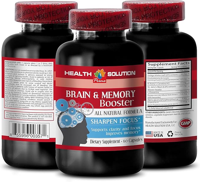 brain and memory - BRAIN AND MEMORY BOOSTER - increase processing speed mind clarity and focus supplement mind and memory support supplement memory brain supplement youthful brain - 2B 120 Caps