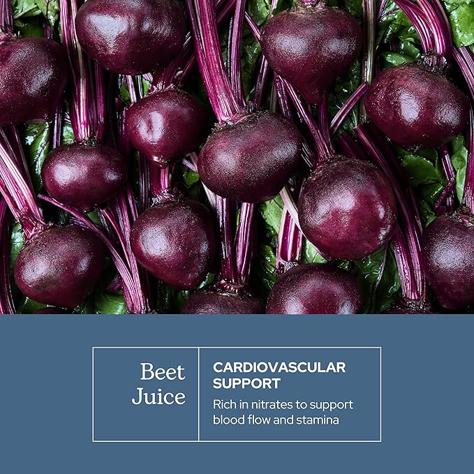Eclectic Herb - Premium Raw Freeze-Dried Beet Juice Capsules | Natural Herbal Supplement | Cardiovascular Health Circulation &amp Blood Pressure Support | Organic Vegan Non-GMO (90 CT | 440 mg)
