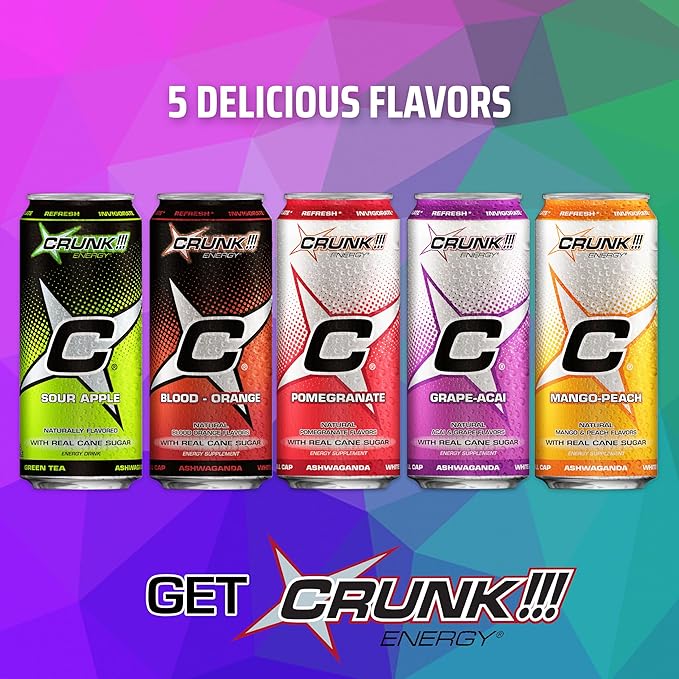 CRUNK!!! Energy Pomegranate 16oz 24pack