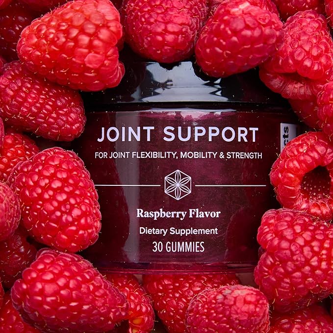 Isagenix Joint Support - Science-Backed Natural Ingredients to Help with Joint Flexibility Mobility and Strength - Raspberry Flavor - 30 Gummies