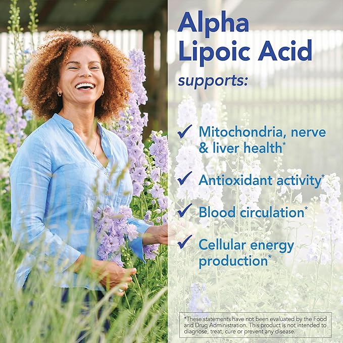 Patient One Alpha Lipoic Acid (ALA) 200 mg | Antioxidant Supplement to Support Nerve and Liver Health* | 90 Capsules