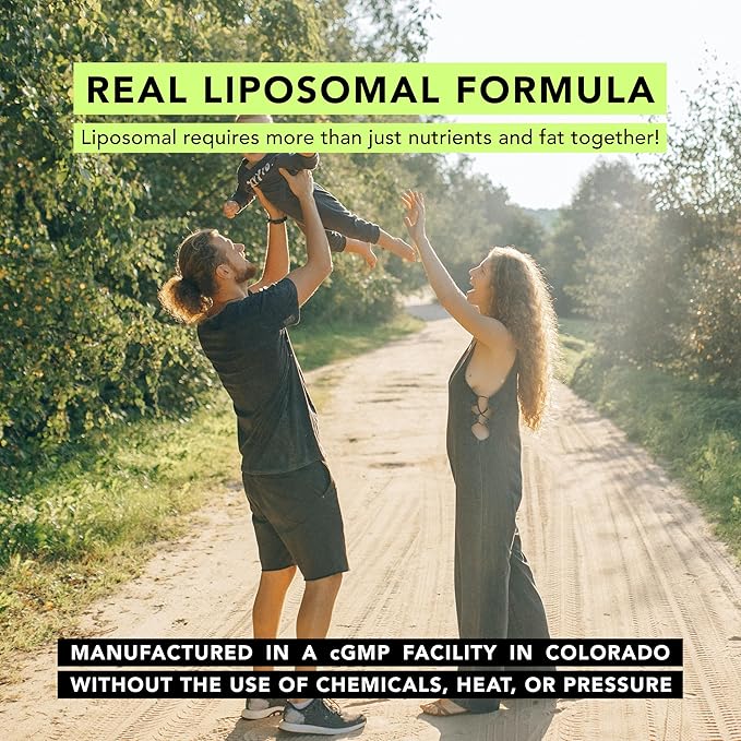 AMANDEAN Liposomal Vitamin C 1000mg. Liquid VIT C Supplement. Immune Support Skin Health Collagen Production. Fast Absorbing Antioxidant Delivery. Quali-C Soy-Free Vegan Non-GMO.