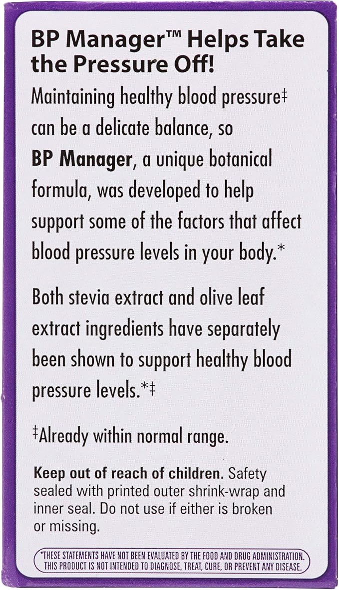 Enzymatic Therapy - Bp Manager 90 tablets [Health and Beauty]