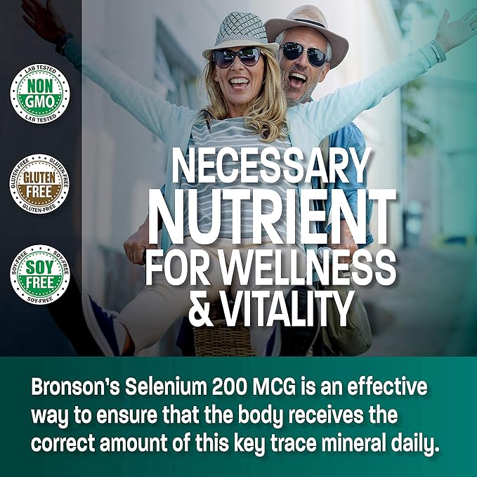Bronson Probiotic 50 Billion CFU + Prebiotic with Apple Polyphenols &amp Pineapple Fruit Extract + Selenium 200 Mcg for Immune System Thyroid Prostate and Heart Health