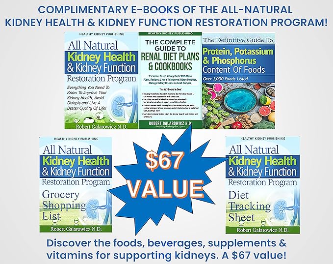 Bio Fiber Kidney Cleanse Detox &amp Repair - Restorative Kidney Support &amp Kidney Supplement to Remove Waste Kidney Health Supplement - Add to Tea for Kidney Health - 2.5 LBS
