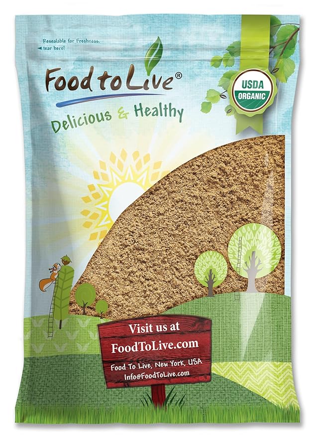 Food to Live - Organic Freeze-Dried Camu Camu Powder 8 Pounds - Non-GMO Kosher Raw Vegan Superfood Bulk Non-Irradiated Pure Great for Baking and Drinks