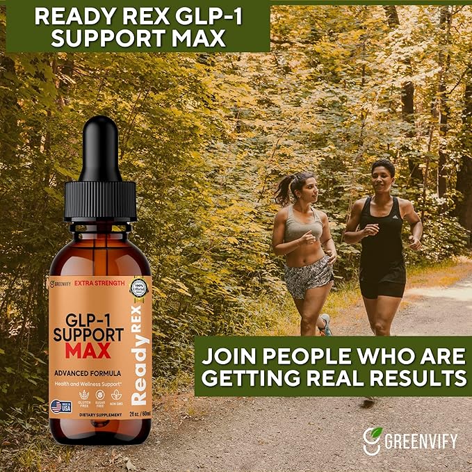 GLP-1 Support Max Advanced Formula L-Arginine HCl L-Glutamine L-Tryptophan 60 Servings 2 fl oz (1)
