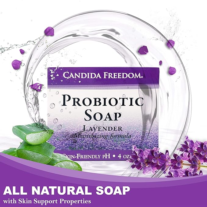 Massey Medicinals Probiotic Balance &amp Restore Formula - Natural Probiotic Soap Lemon and Lavander Body Soap