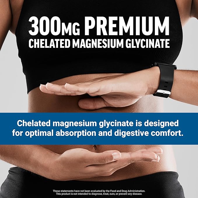 Force Factor Ultimate Magnesium Glycinate Calcium &amp Vitamins D3 &amp K2 Bone Strength Supplement for Women Muscle Relaxation Nerve Function &amp Healthy Bones Easy to Swallow Glaze Coating