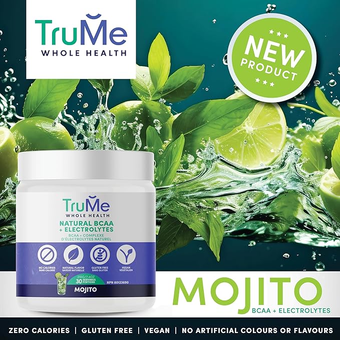 TruMe Informed Sport Certified BCAA EAA - Mojito - Banned Substance Tested Amino Acids | Electrolyte Hydration Recovery | 30 Servings
