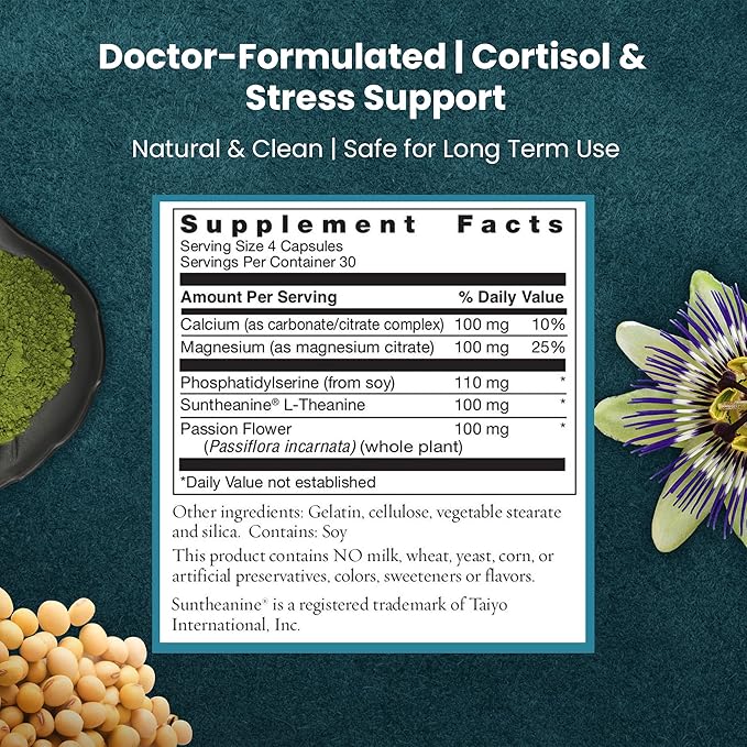 Women's Health Network Serinisol™ - Cortisol Control - Stress Management and Adrenal Support (1 Bottle)
