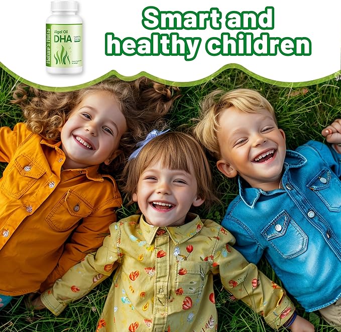 Nature's Nutra Algal Oil DHA Softgel Healthy Eyes and Vision 90 Softgels 90 Servings