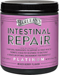 Barlean's Gut Health Powder Intestinal Repair Fiber and Digestive Support Blend for Men and Women Mixed Berry Drink Mix 6.35 oz
