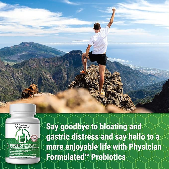 Probiotics for Women &amp Men - 50 Billion 15 Strains Slow Release DR Capsules &amp Prebiotics to Improve Digestive Health Immune Support Supplement Full Month Supply