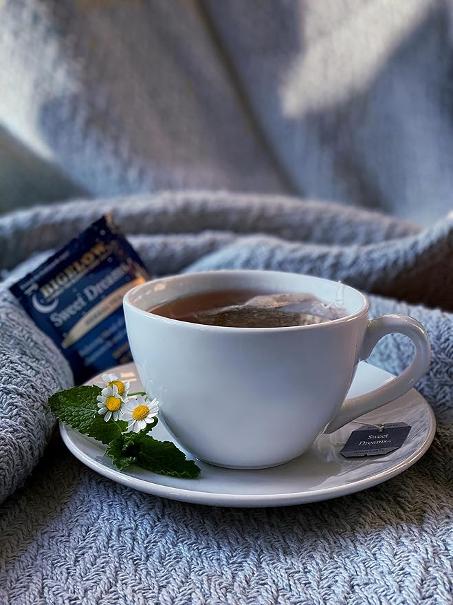 Bigelow Sweet Dreams Herbal Tea Bags 20 Count Box (Pack of 6) Caffeine Free Herbal Tea 120 Tea Bags Total