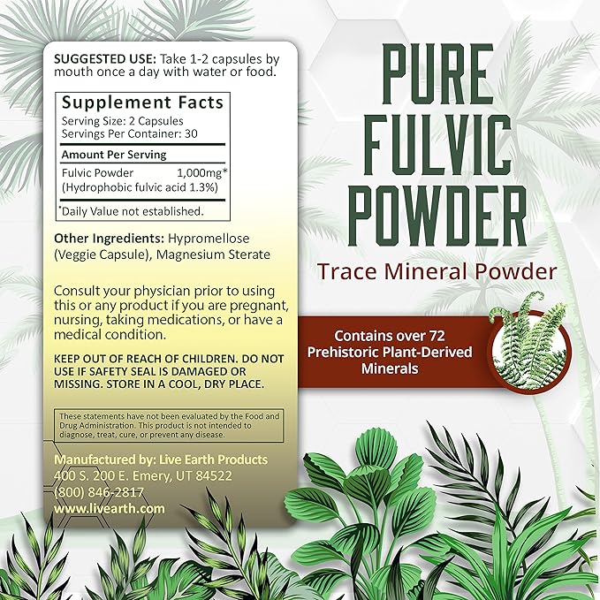 LM-32 HC - Pure Fulvic Acid Capsules