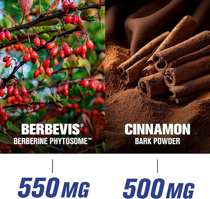 GAT SPORT Pro Berberine Berbevis Ceylon Cinnamon Extract for Men and Woman 60 Servings