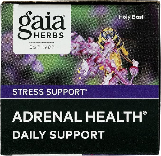 Gaia Herbs Adrenal Health Stress Support 60 Ct