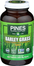 Pines Organic Barley Grass500 mg500 Count Tablets