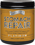 Barlean's Stomach Repair Gut Health Powder Supplement Fiber and Digestive Support Supplements Blend for Detox and Cleanse Vanilla Chai Drink Mix 6.35 oz