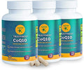 Quick Absorption CoQ10 200mg - Coenzyme Q10 200mg Potent Antioxidant for Heart Energy and Aging Support - High Stability CoQ10 Ubiquinone 30 Veagan Capsules (3)