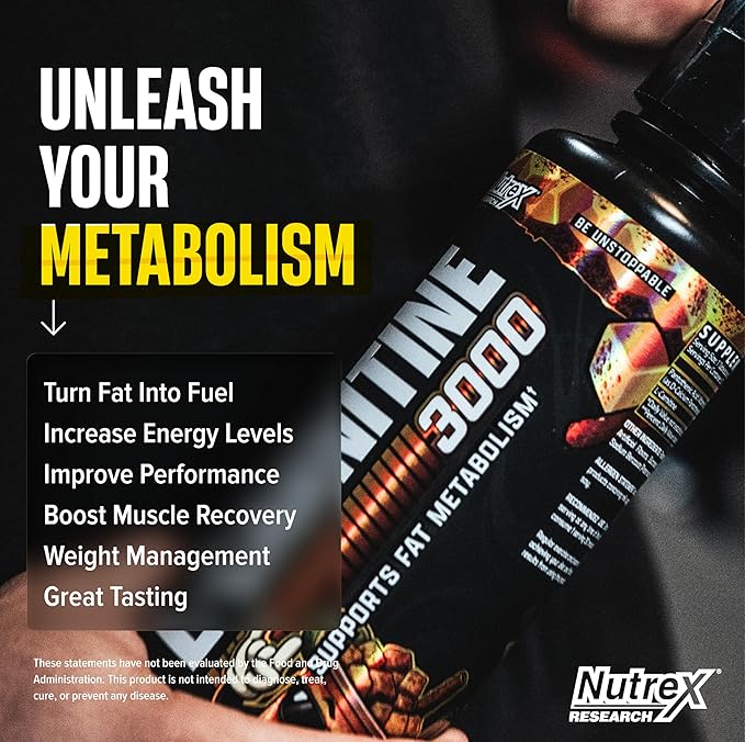 Nutrex Research Liquid Carnitine 3000 | Premium Liquid Carnitine Stimulant Free Fat Loss Support 16 Fl Oz (Mango Chamoy 16 Fl Oz (Pack of 1))