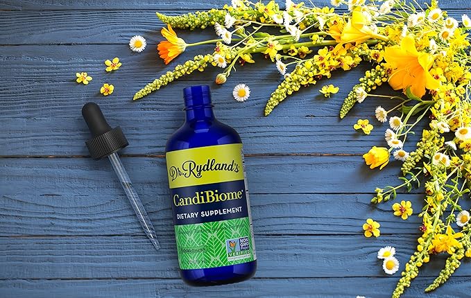 Dr. Rydland's Herbal Supplement | Created by KidsWellness |CandiBiome | Restores Intestinal Balance Related to Digestive Skin Immune Disorders | 2 Ounce Bottle