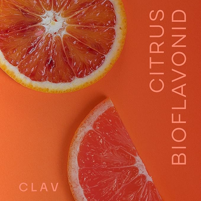 CLAV Citrus Bioflavonoids - Vegan Flavonoids Supplements Made from Bitter Orange and Grapefruit Extract - Antioxidant &amp Immune Support - 60 Capsules - Made in Germany