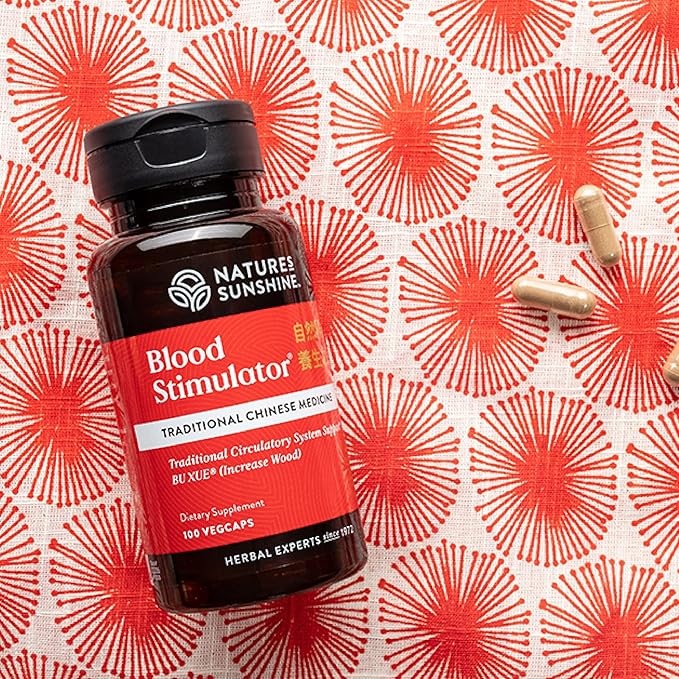 Nature's Sunshine Blood Stimulator TCM Concentrate 30 Capsules | Contains 18 Chinese Herbs That Support Blood Liver Glands and Circulation